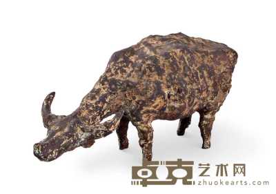 熊秉明 1962-1997年作 低首牛 22×48×20cm